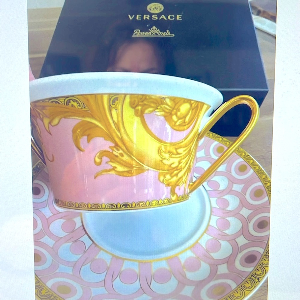 New Versace Byzantine Dreams Soup Cup & Saucer Rosenthal - Picture 6 of 9